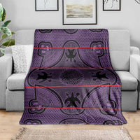 Lesotho Seanamarena Blanket Basotho Traditional Blanket Style - Violet - Wonder Print Shop
