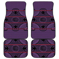 Lesotho Seanamarena Car Mats Basotho Traditional Blanket Style - Violet - Wonder Print Shop