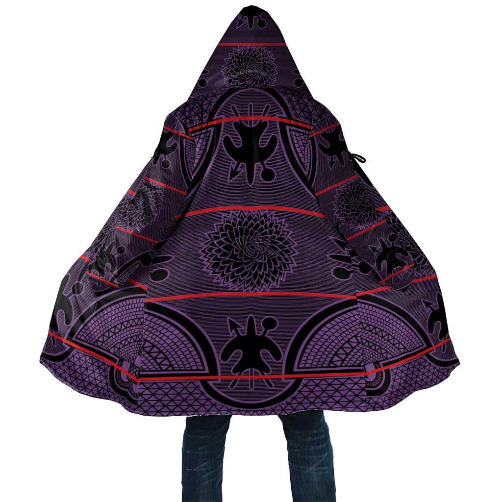 Lesotho Seanamarena Cloak Basotho Traditional Blanket Style - Violet - Wonder Print Shop