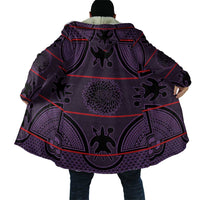 Lesotho Seanamarena Cloak Basotho Traditional Blanket Style - Violet - Wonder Print Shop