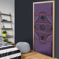 Lesotho Seanamarena Door Cover Basotho Traditional Blanket Style - Violet - Wonder Print Shop