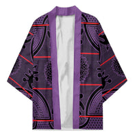 Lesotho Seanamarena Kimono Basotho Traditional Blanket Style - Violet - Wonder Print Shop