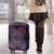 Lesotho Seanamarena Luggage Cover Basotho Traditional Blanket Style - Violet - Wonder Print Shop