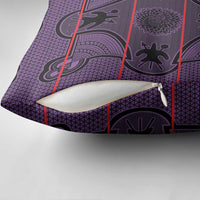Lesotho Seanamarena Pillow Cover Basotho Traditional Blanket Style - Violet - Wonder Print Shop