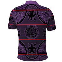 Lesotho Seanamarena Polo Shirt Basotho Traditional Blanket Style - Violet - Wonder Print Shop