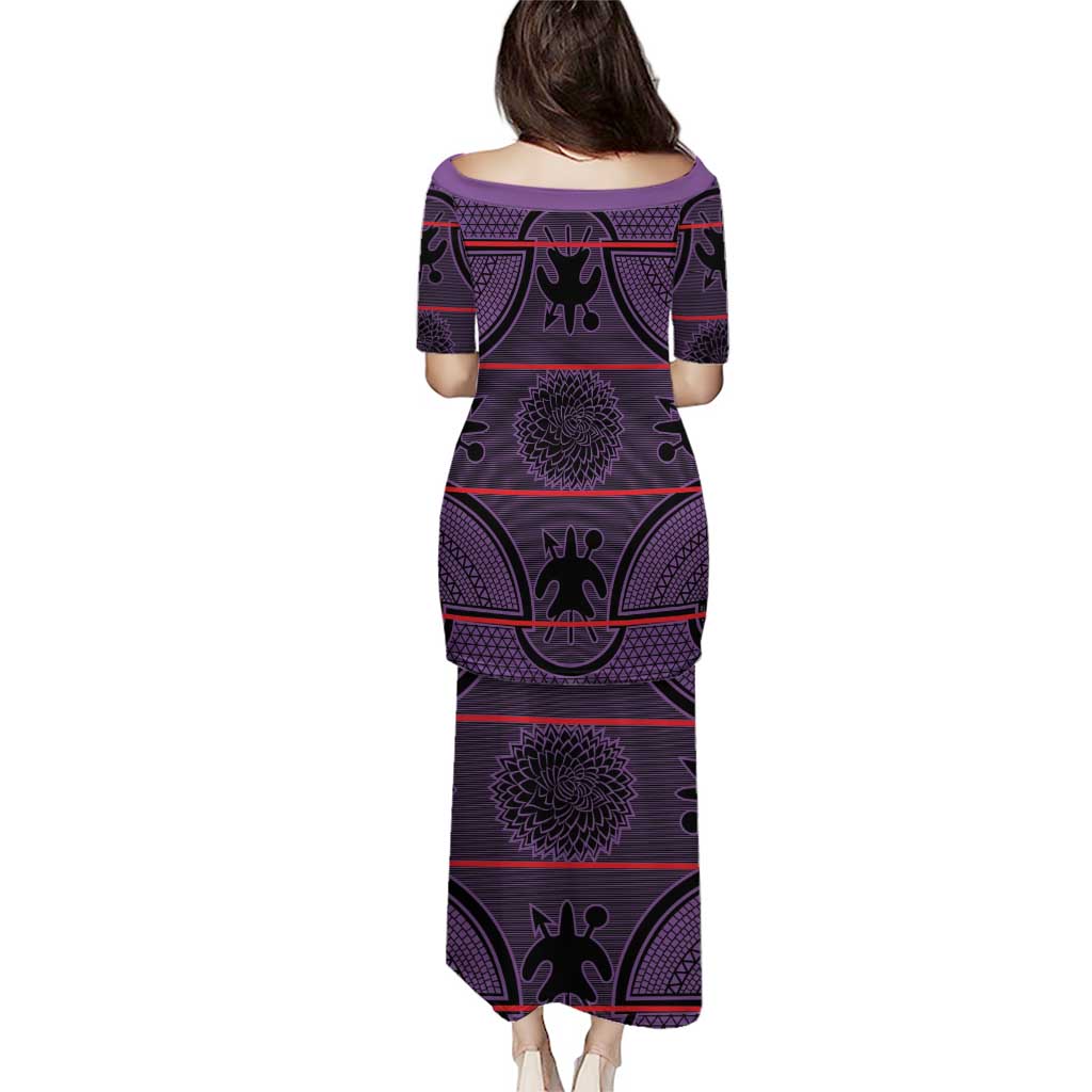 Lesotho Seanamarena Puletasi Basotho Traditional Blanket Style - Violet - Wonder Print Shop