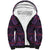 Lesotho Seanamarena Sherpa Hoodie Basotho Traditional Blanket Style - Violet - Wonder Print Shop