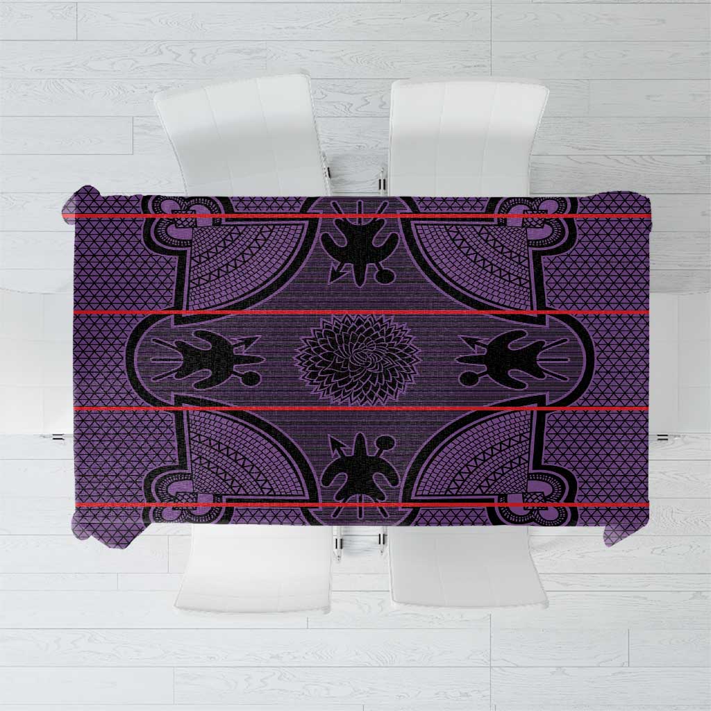 Lesotho Seanamarena Tablecloth Basotho Traditional Blanket Style - Violet - Wonder Print Shop