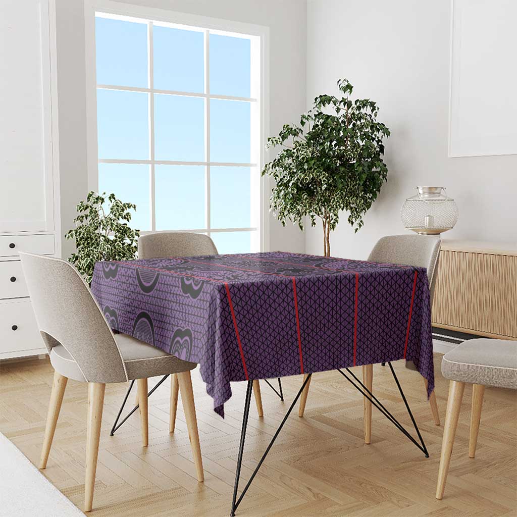 Lesotho Seanamarena Tablecloth Basotho Traditional Blanket Style - Violet - Wonder Print Shop
