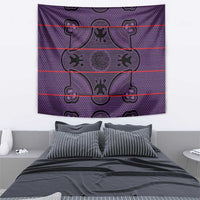 Lesotho Seanamarena Tapestry Basotho Traditional Blanket Style - Violet - Wonder Print Shop