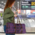 Lesotho Seanamarena Travel Bag Basotho Traditional Blanket Style - Violet - Wonder Print Shop