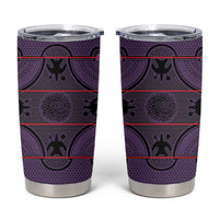 Lesotho Seanamarena Tumbler Cup Basotho Traditional Blanket Style - Violet - Wonder Print Shop
