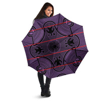 Lesotho Seanamarena Umbrella Basotho Traditional Blanket Style - Violet - Wonder Print Shop