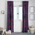 Lesotho Seanamarena Window Curtain Basotho Traditional Blanket Style - Violet - Wonder Print Shop