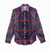 Lesotho Seanamarena Women Casual Shirt Basotho Traditional Blanket Style - Violet - Wonder Print Shop