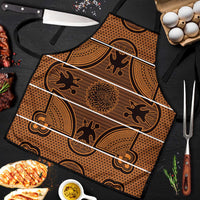 Lesotho Seanamarena Apron Basotho Traditional Blanket Style - Orange - Wonder Print Shop