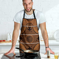 Lesotho Seanamarena Apron Basotho Traditional Blanket Style - Orange - Wonder Print Shop