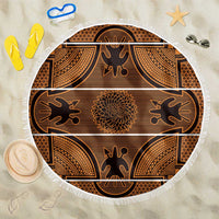 Lesotho Seanamarena Beach Blanket Basotho Traditional Blanket Style - Orange - Wonder Print Shop