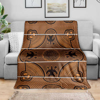 Lesotho Seanamarena Blanket Basotho Traditional Blanket Style - Orange - Wonder Print Shop