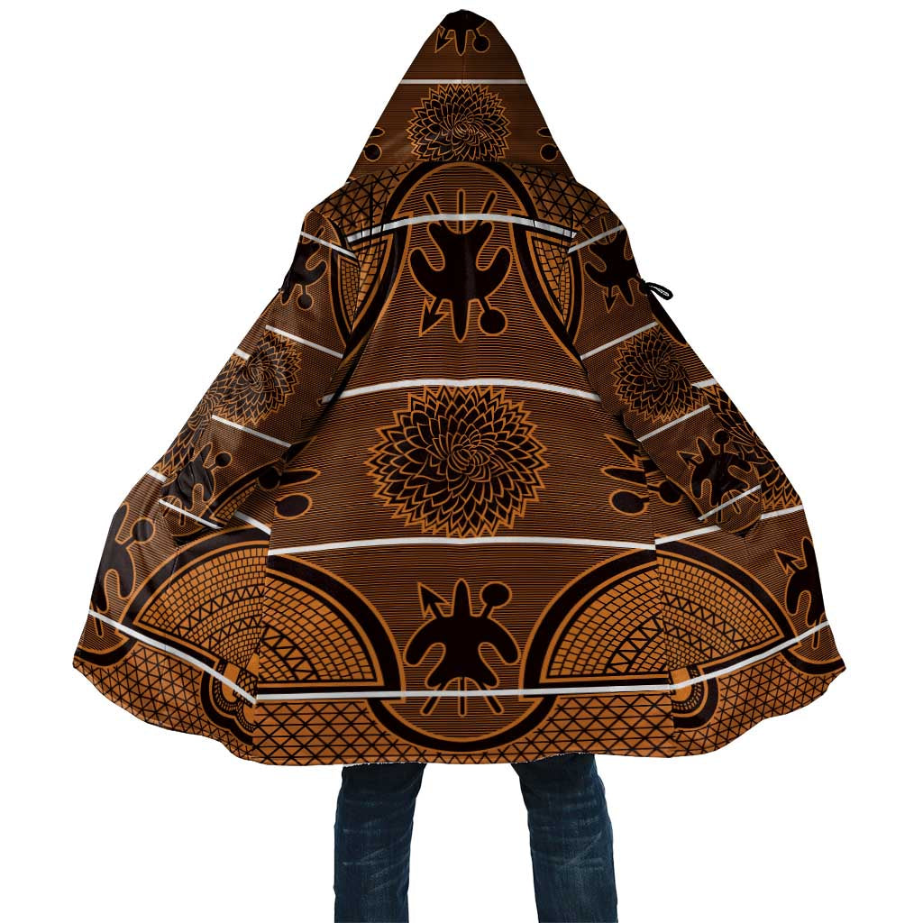 Lesotho Seanamarena Cloak Basotho Traditional Blanket Style - Orange - Wonder Print Shop