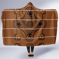 Lesotho Seanamarena Hooded Blanket Basotho Traditional Blanket Style - Orange - Wonder Print Shop