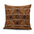 Lesotho Seanamarena Pillow Cover Basotho Traditional Blanket Style - Orange - Wonder Print Shop