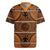 Lesotho Seanamarena Rugby Jersey Basotho Traditional Blanket Style - Orange - Wonder Print Shop