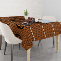 Lesotho Seanamarena Tablecloth Basotho Traditional Blanket Style - Orange - Wonder Print Shop