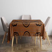 Lesotho Seanamarena Tablecloth Basotho Traditional Blanket Style - Orange - Wonder Print Shop