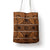 Lesotho Seanamarena Tote Bag Basotho Traditional Blanket Style - Orange - Wonder Print Shop