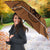 Lesotho Seanamarena Umbrella Basotho Traditional Blanket Style - Orange - Wonder Print Shop