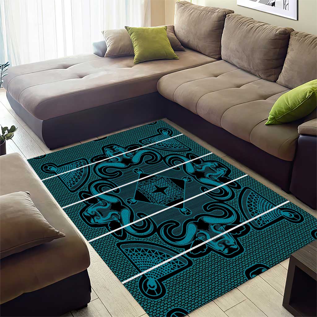 Lesotho Seanamarena - Motlatsi Area Rug Basotho Traditional Blanket Style - Lesotho Breeze - Wonder Print Shop