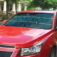 Lesotho Seanamarena - Motlatsi Auto Sun Shade Basotho Traditional Blanket Style - Lesotho Breeze - Wonder Print Shop