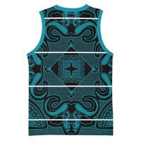 Lesotho Seanamarena - Motlatsi Basketball Jersey Basotho Traditional Blanket Style - Lesotho Breeze - Wonder Print Shop