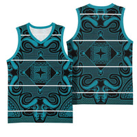 Lesotho Seanamarena - Motlatsi Basketball Jersey Basotho Traditional Blanket Style - Lesotho Breeze - Wonder Print Shop