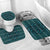 Lesotho Seanamarena - Motlatsi Bathroom Set Basotho Traditional Blanket Style - Lesotho Breeze - Wonder Print Shop