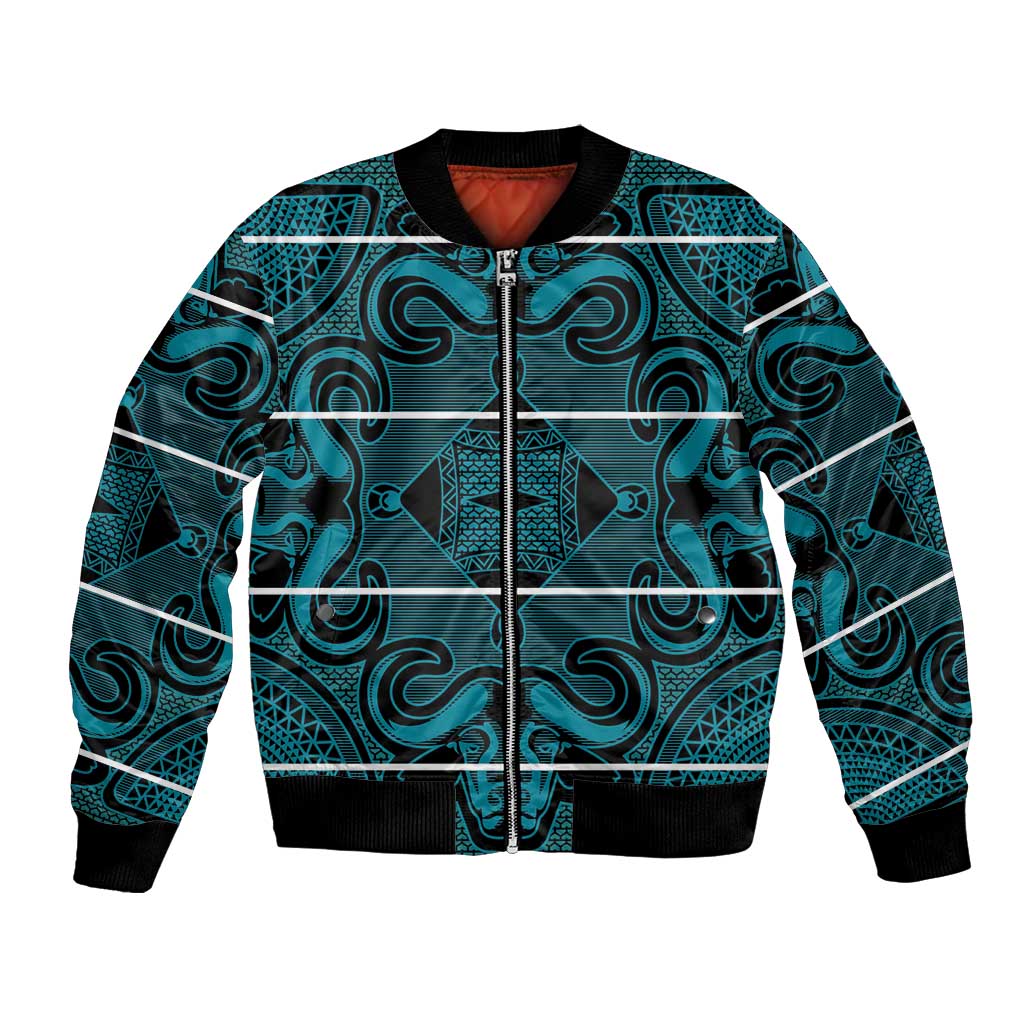 Lesotho Seanamarena - Motlatsi Bomber Jacket Basotho Traditional Blanket Style - Lesotho Breeze - Wonder Print Shop