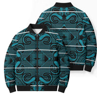 Lesotho Seanamarena - Motlatsi Bomber Puffer Jacket Basotho Traditional Blanket Style - Lesotho Breeze - Wonder Print Shop