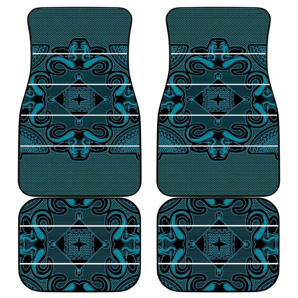 Lesotho Seanamarena - Motlatsi Car Mats Basotho Traditional Blanket Style - Lesotho Breeze - Wonder Print Shop