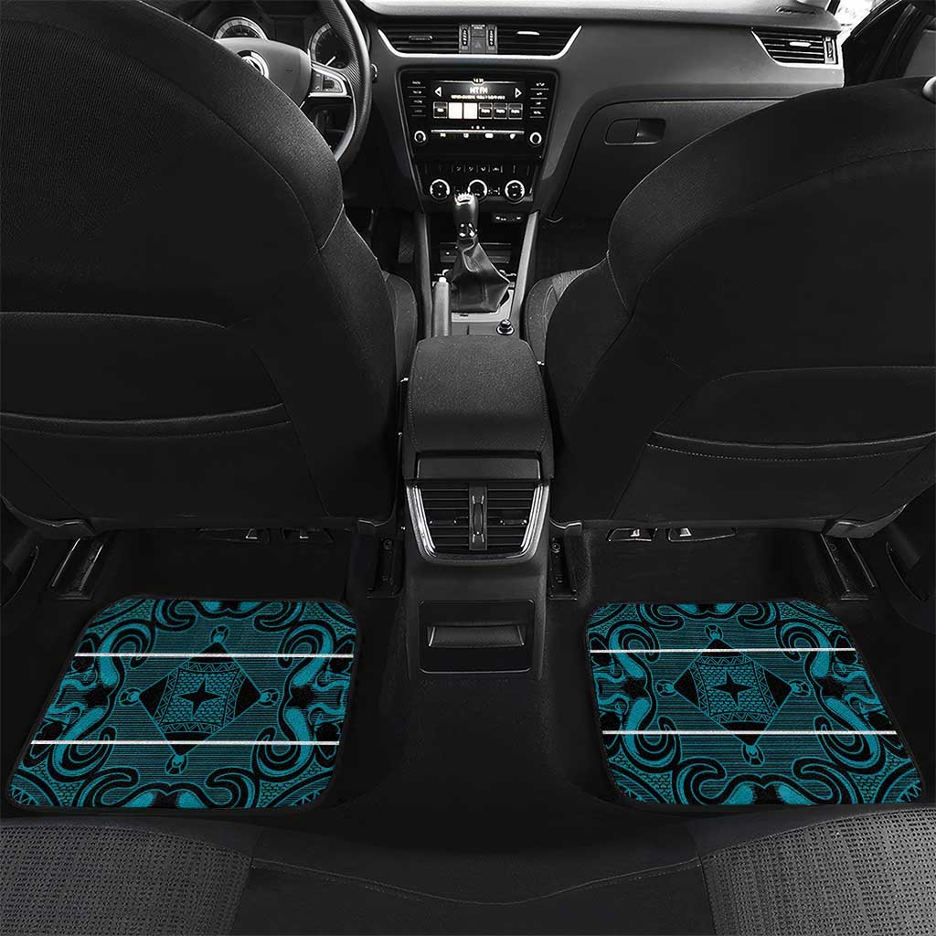 Lesotho Seanamarena - Motlatsi Car Mats Basotho Traditional Blanket Style - Lesotho Breeze - Wonder Print Shop