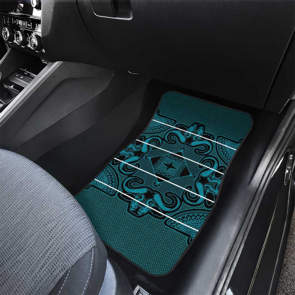 Lesotho Seanamarena - Motlatsi Car Mats Basotho Traditional Blanket Style - Lesotho Breeze - Wonder Print Shop