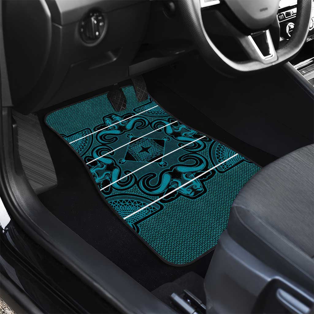 Lesotho Seanamarena - Motlatsi Car Mats Basotho Traditional Blanket Style - Lesotho Breeze - Wonder Print Shop