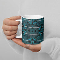 Lesotho Seanamarena - Motlatsi Ceramic Mug Basotho Traditional Blanket Style - Lesotho Breeze - Wonder Print Shop