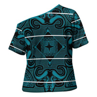 Lesotho Seanamarena - Motlatsi Cross Shoulder Shirt Basotho Traditional Blanket Style - Lesotho Breeze - Wonder Print Shop