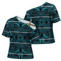 Lesotho Seanamarena - Motlatsi Cross Shoulder Shirt Basotho Traditional Blanket Style - Lesotho Breeze - Wonder Print Shop