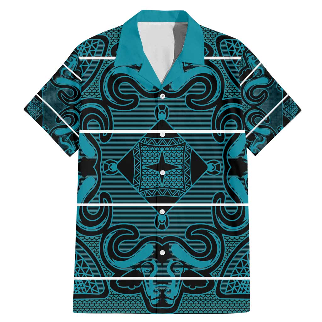 Lesotho Seanamarena - Motlatsi Family Matching Mermaid Dress and Hawaiian Shirt Basotho Traditional Blanket Style - Lesotho Breeze - Wonder Print Shop