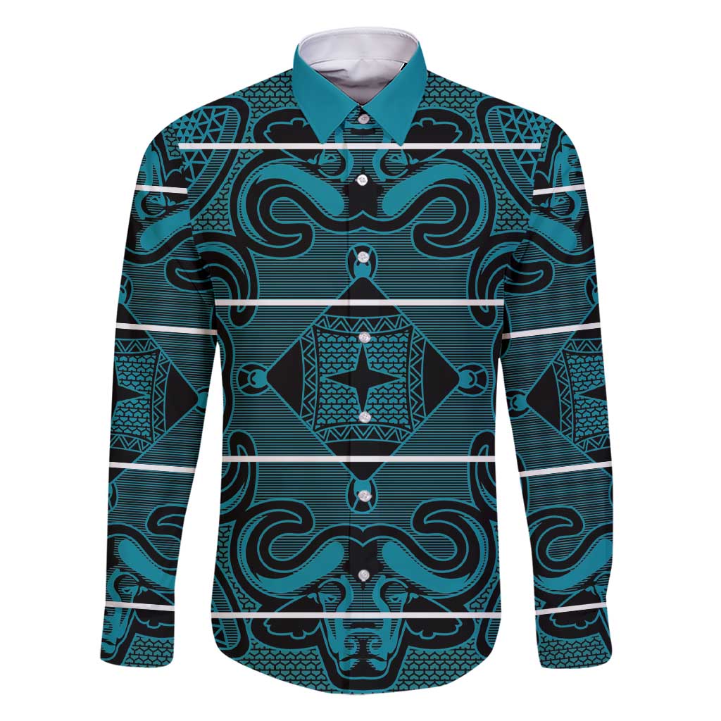 Lesotho Seanamarena - Motlatsi Family Matching Short Sleeve Bodycon Dress and Hawaiian Shirt Basotho Traditional Blanket Style - Lesotho Breeze - Wonder Print Shop