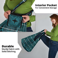 Lesotho Seanamarena - Motlatsi Grocery Bag Basotho Traditional Blanket Style - Lesotho Breeze - Wonder Print Shop