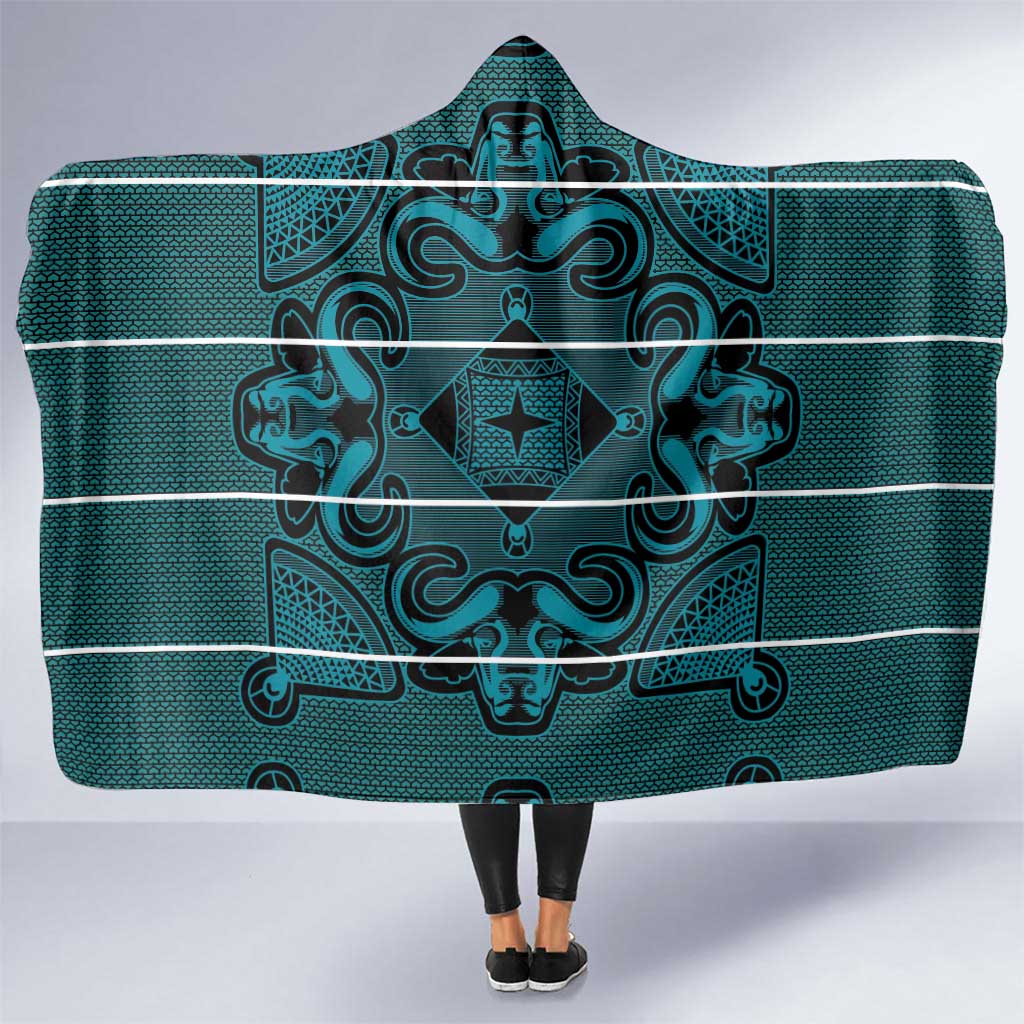 Lesotho Seanamarena - Motlatsi Hooded Blanket Basotho Traditional Blanket Style - Lesotho Breeze - Wonder Print Shop