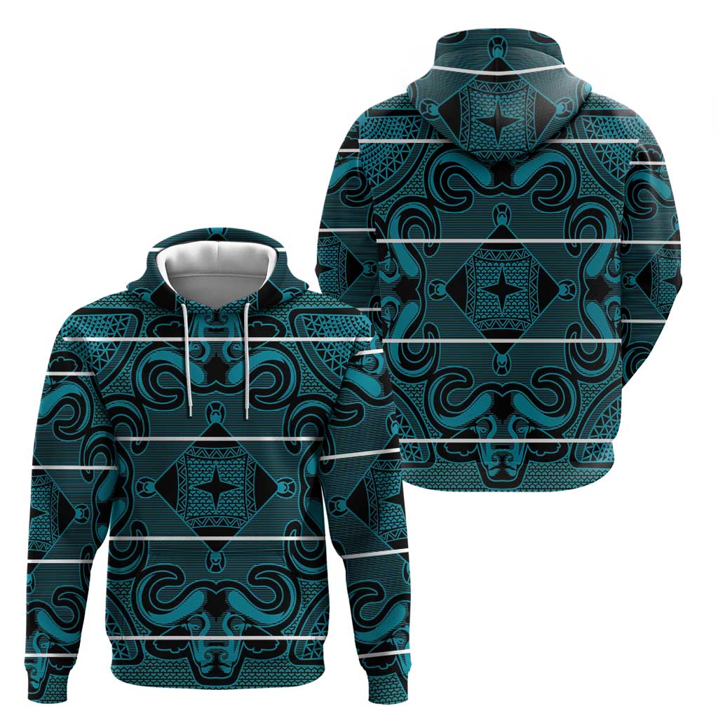 Lesotho Seanamarena - Motlatsi Hoodie Basotho Traditional Blanket Style - Lesotho Breeze - Wonder Print Shop